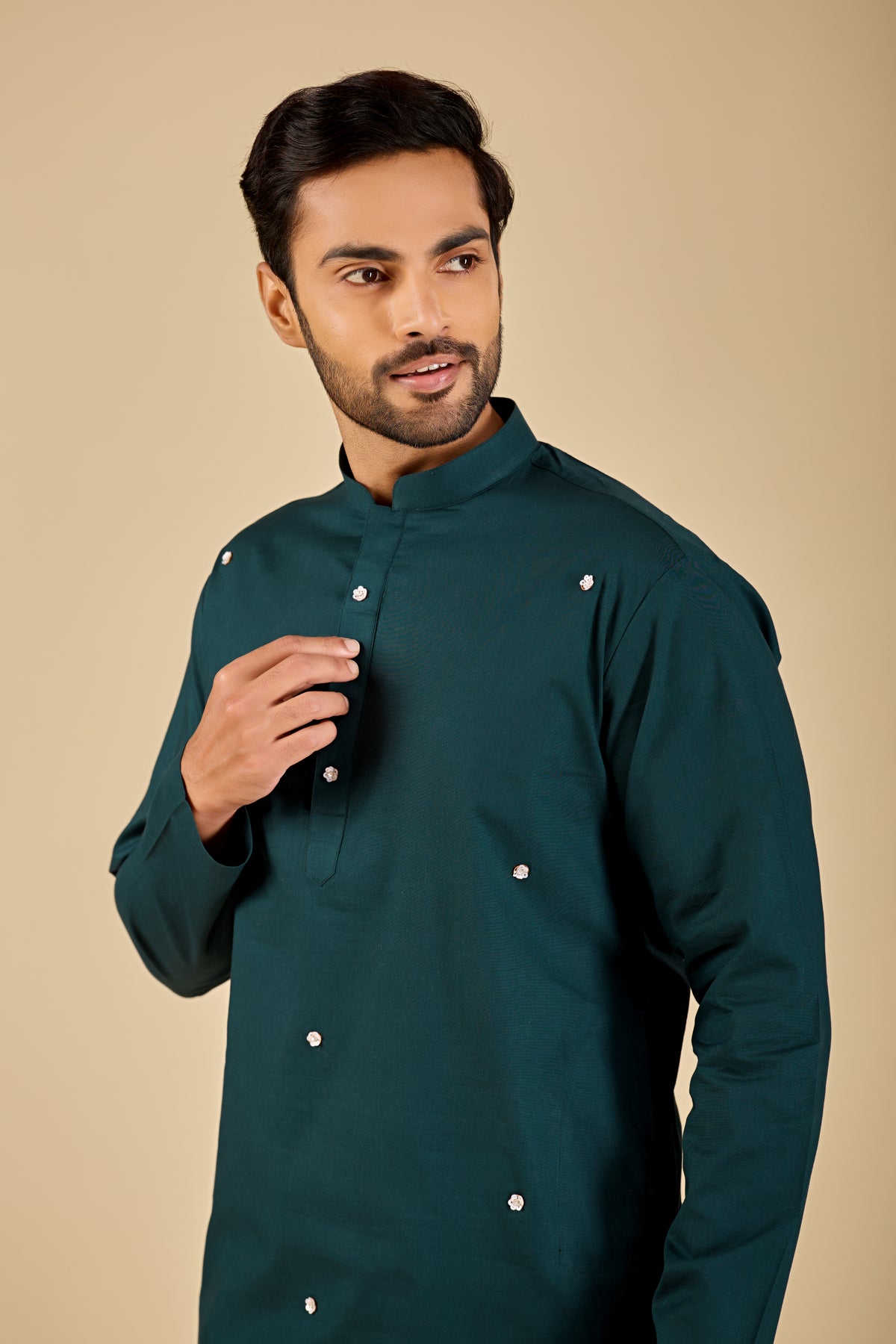 Midnight Teal Kurta