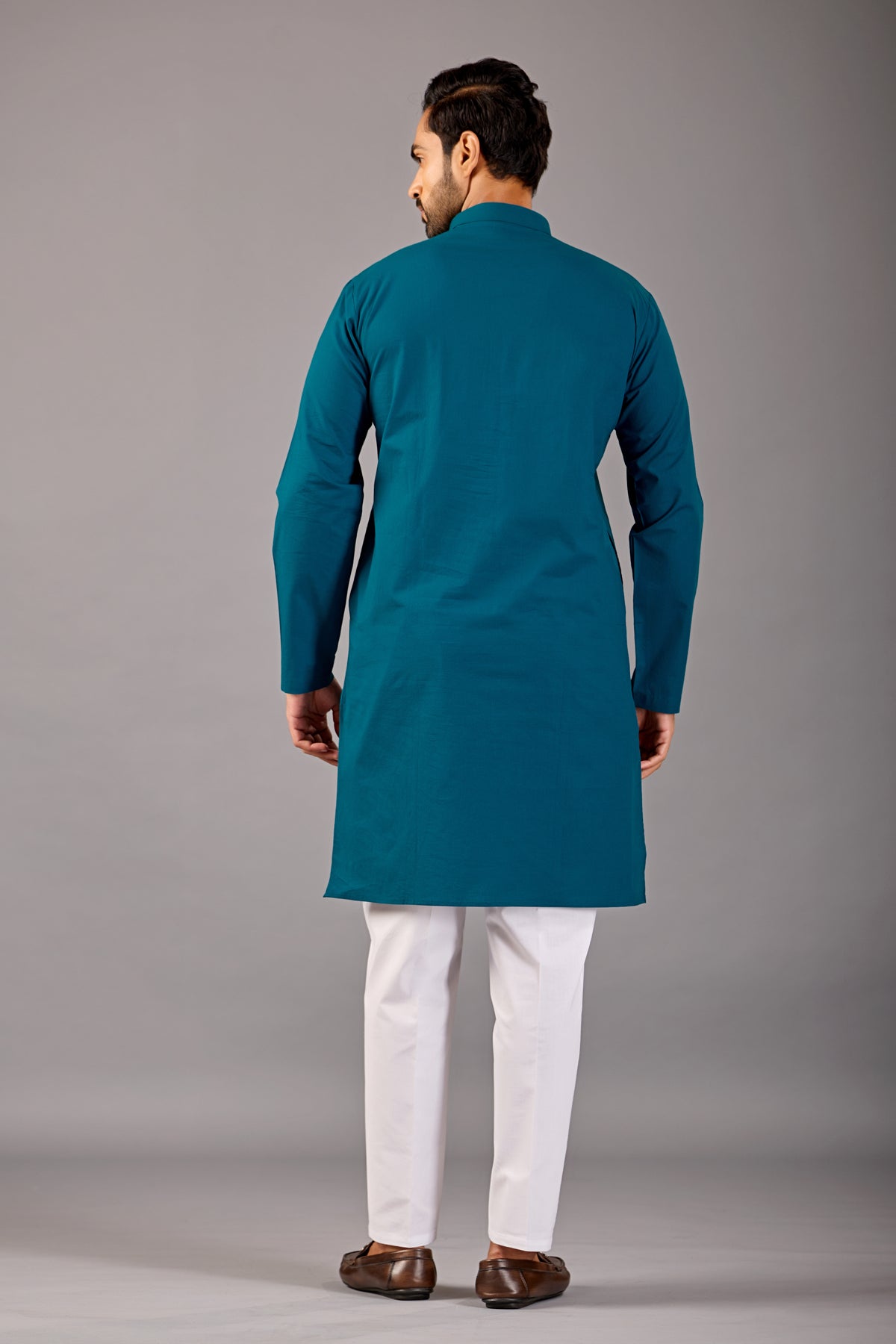 Peacock Teal Kurta 🪞✨